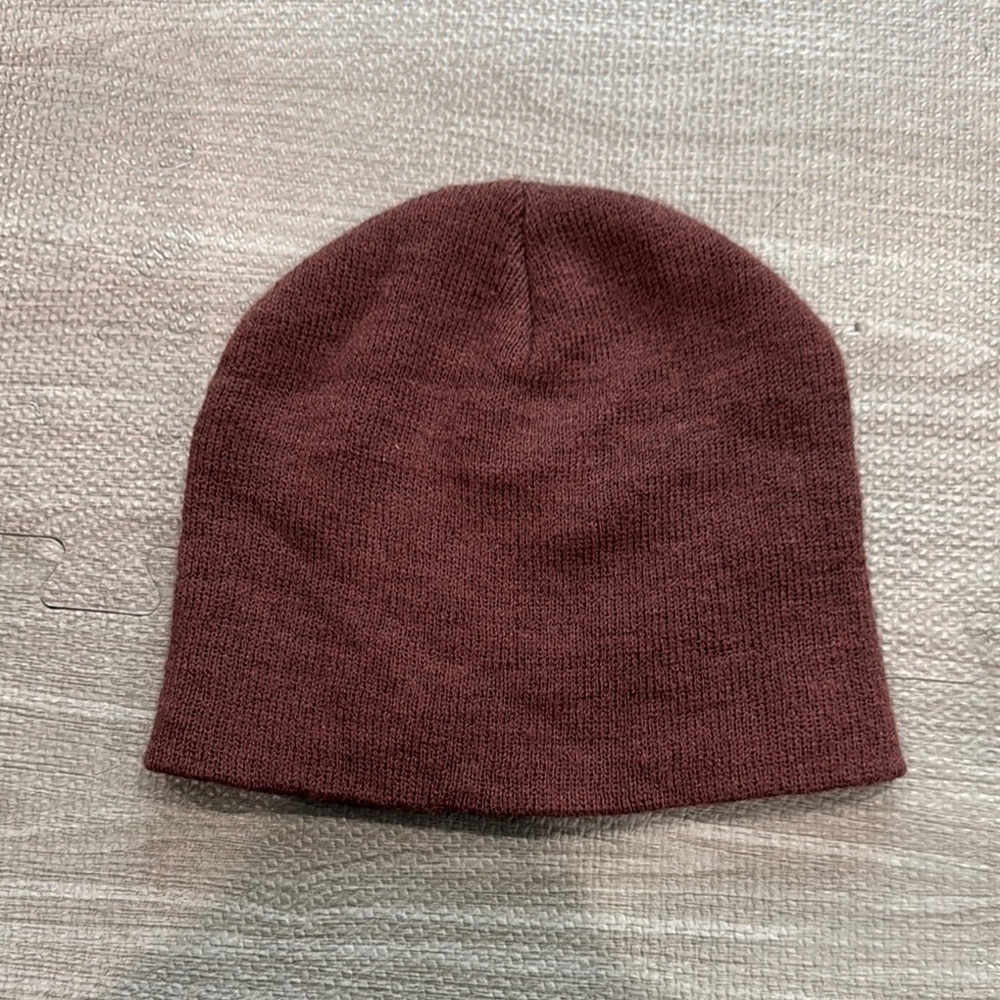 Kids Brown Knit Beanie